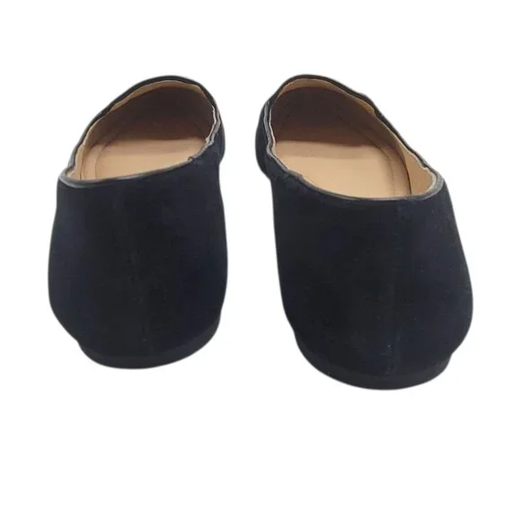 Vince Camuto Black Suede Womens Slip-On Loafers Shoes Size 9.5M VV Ramore - Picture 13 of 14